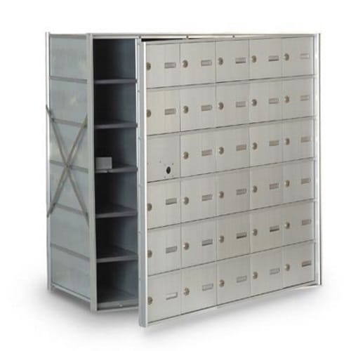 CAD Drawings American Postal Manufacturing Co. Front Loading 29-Door Horizontal Mailbox